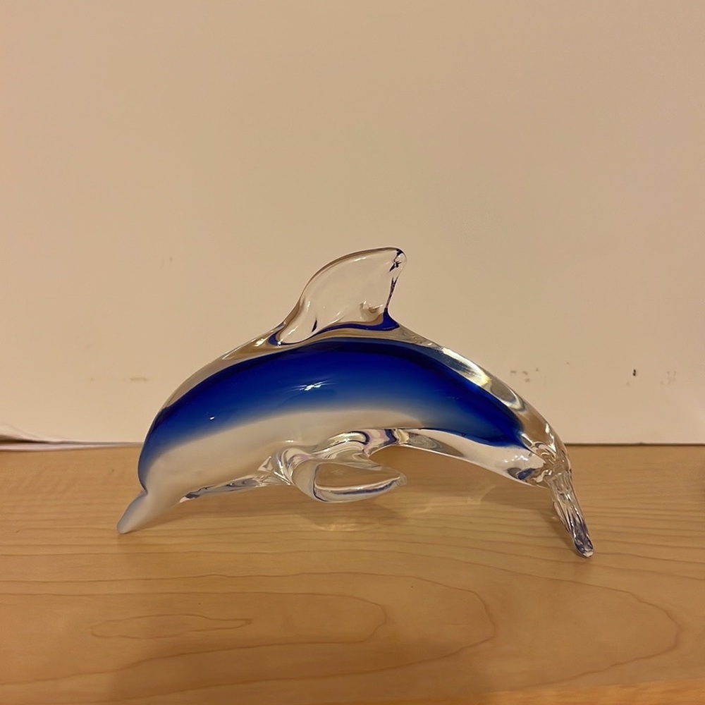 Glass Dolphin Decor Set - Picture 2 of 3
